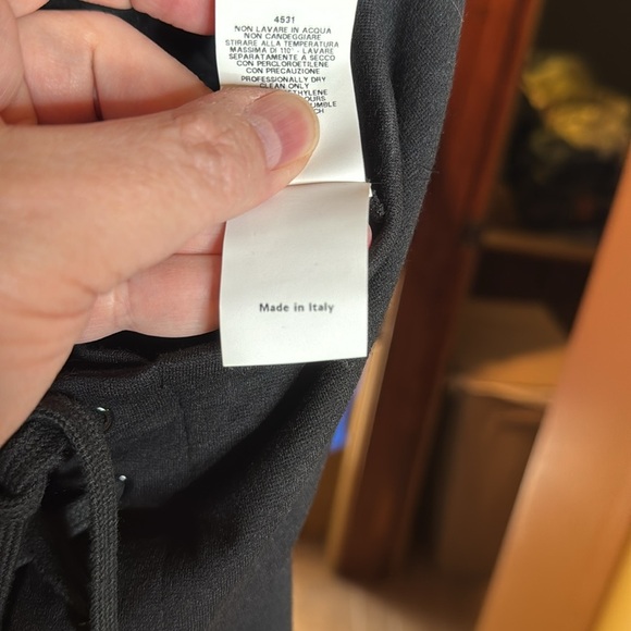 AEFFE Spa Black Bodycon Lace Up Bustier Halter Dress Size 10 - Picture 11 of 11